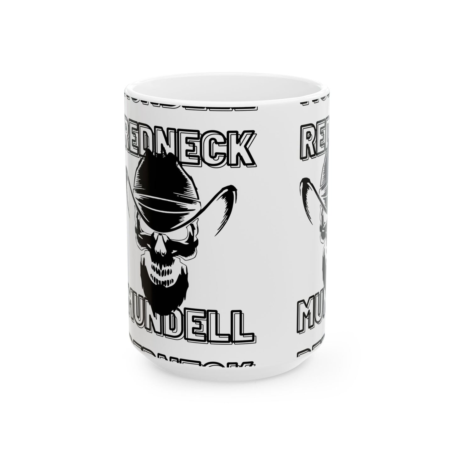 Bearded Skull Ceramic Mug, (11oz, 15oz)