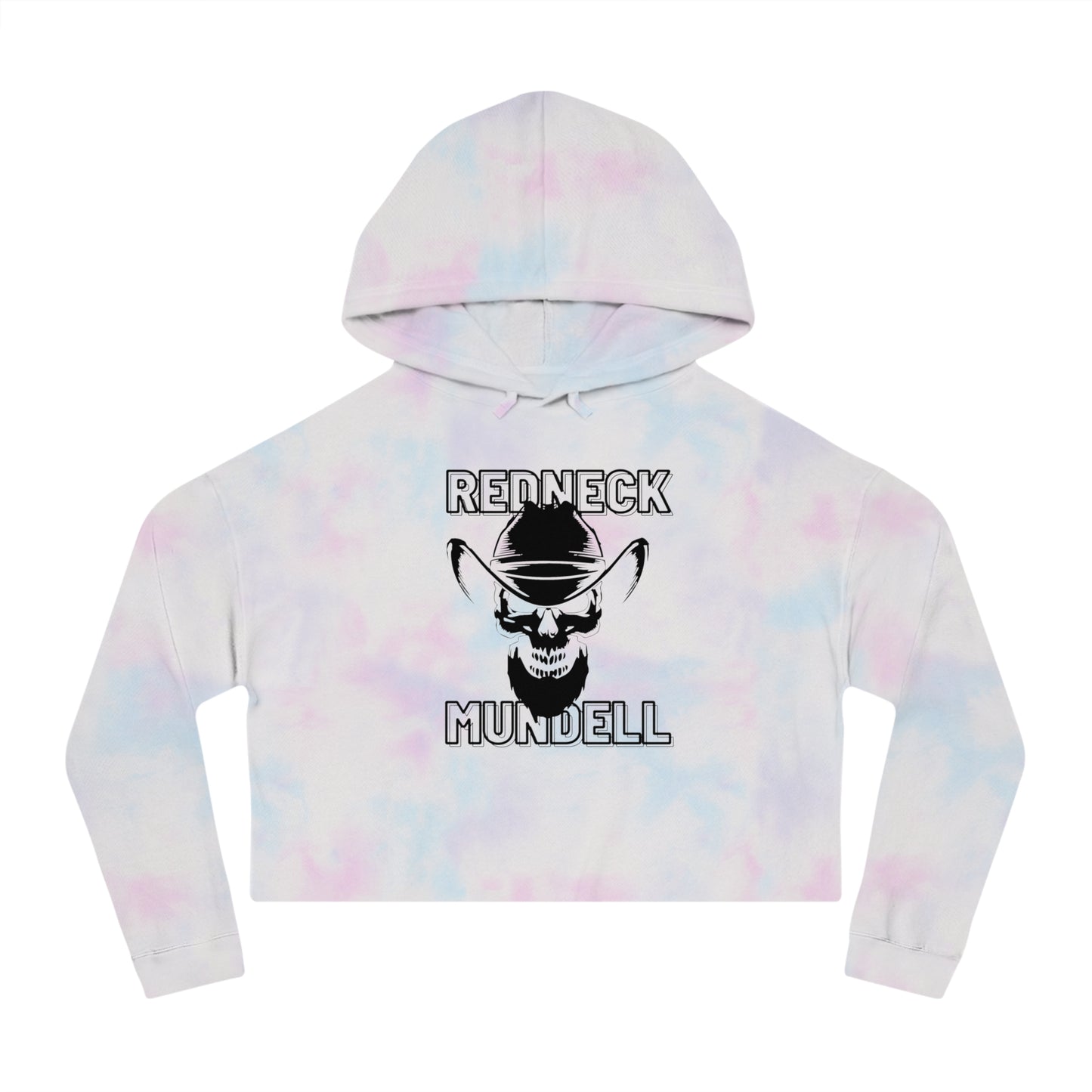 Camo Ladies Cropped Hoodie