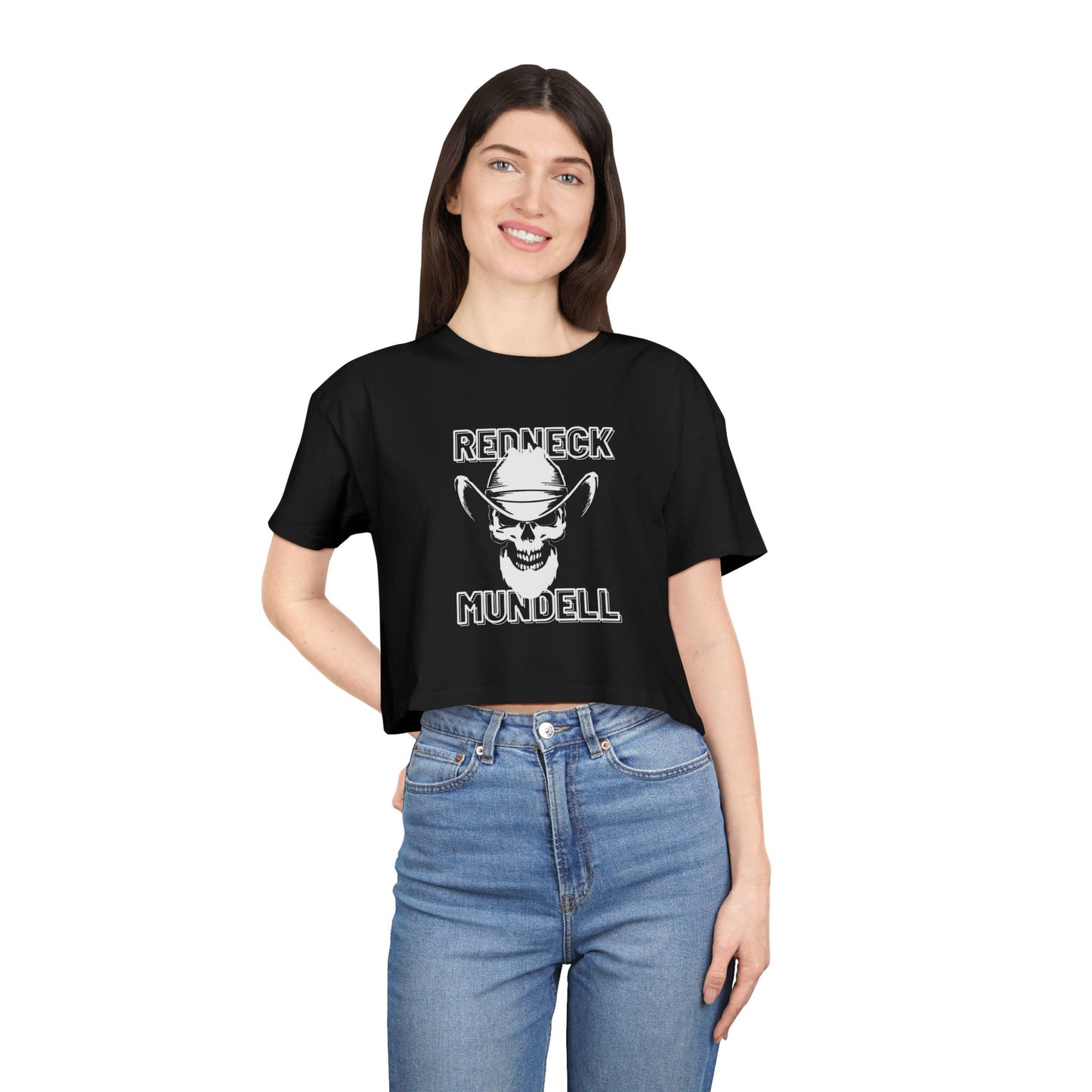 Bearded Skull Women's Crop Tee
