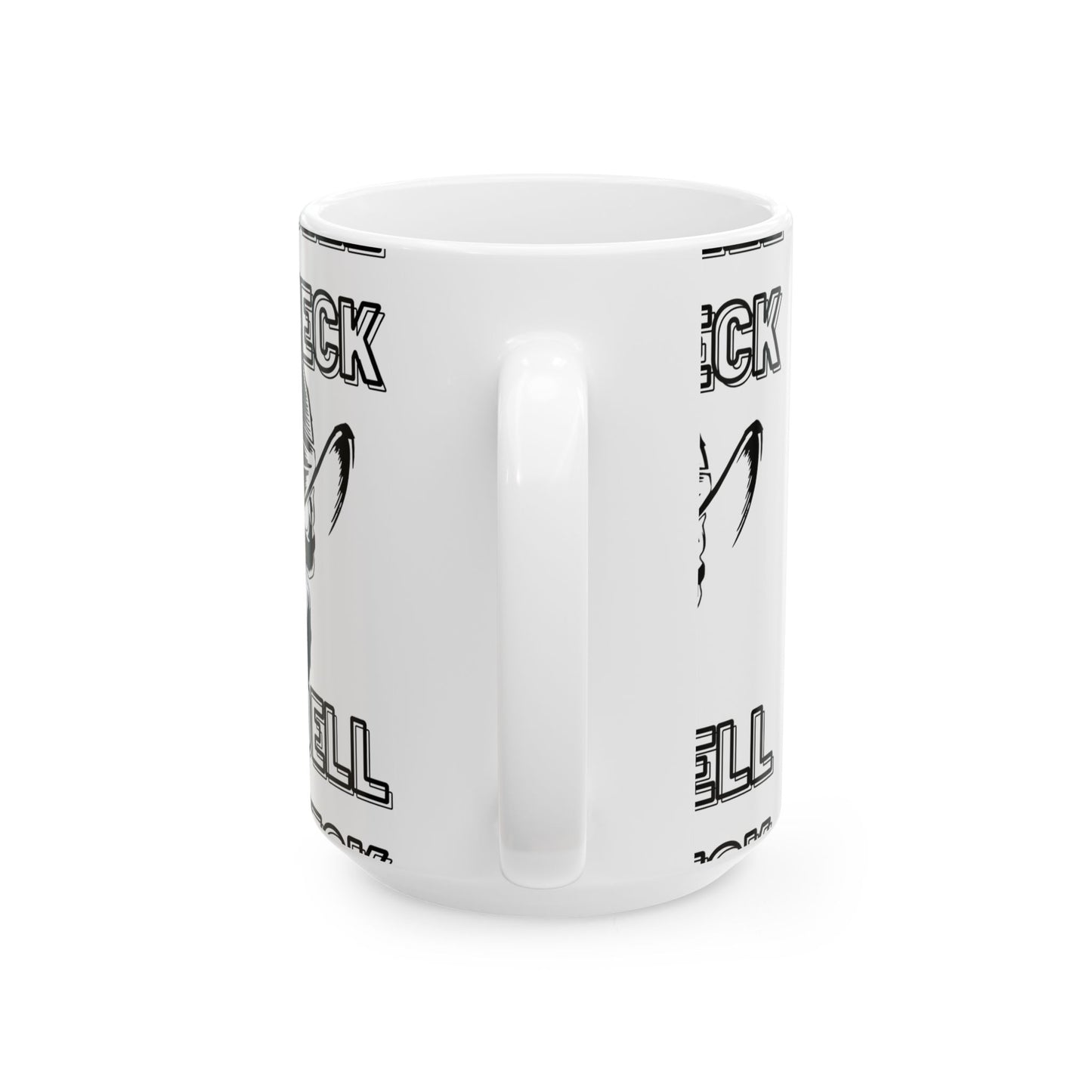 Bearded Skull Ceramic Mug, (11oz, 15oz)