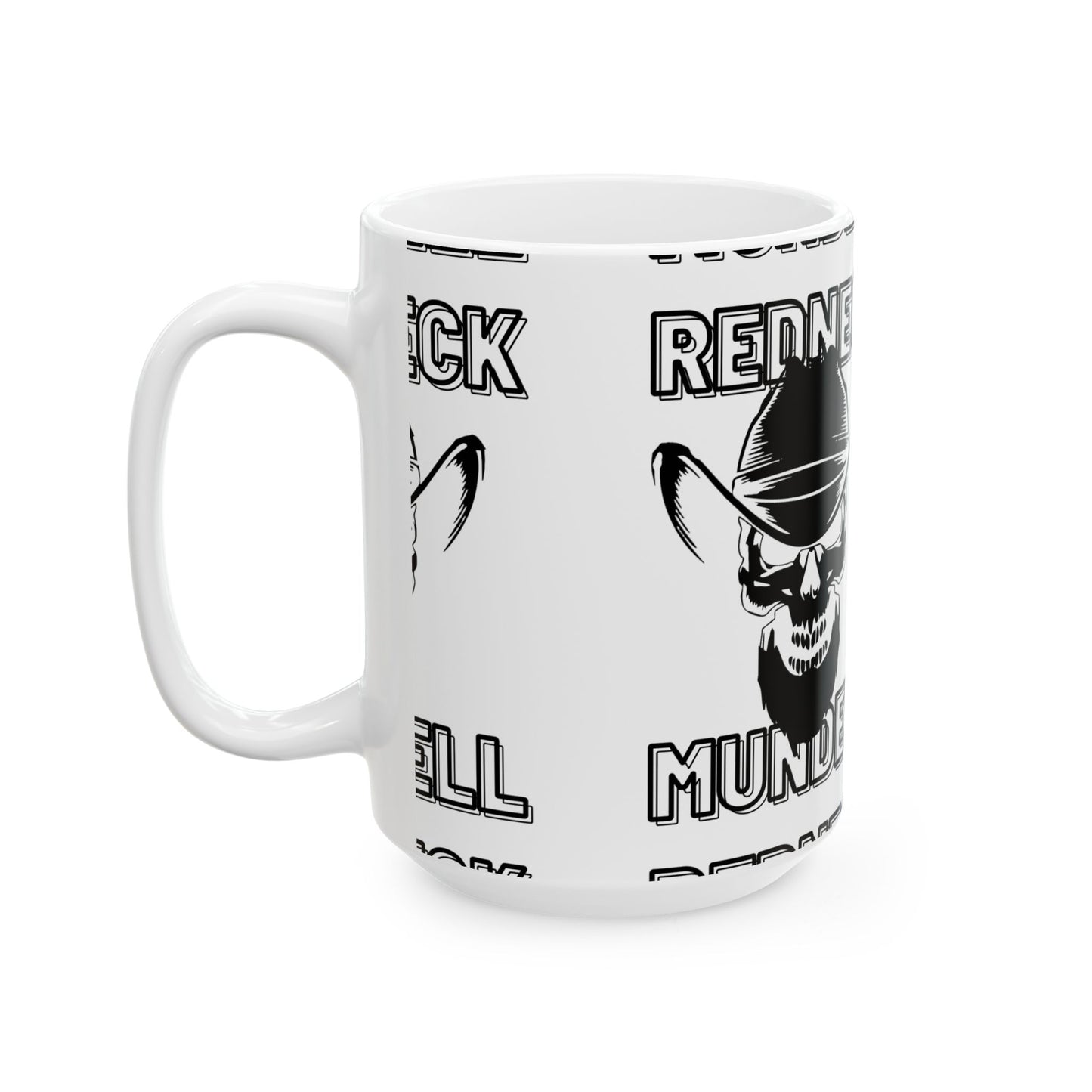 Bearded Skull Ceramic Mug, (11oz, 15oz)