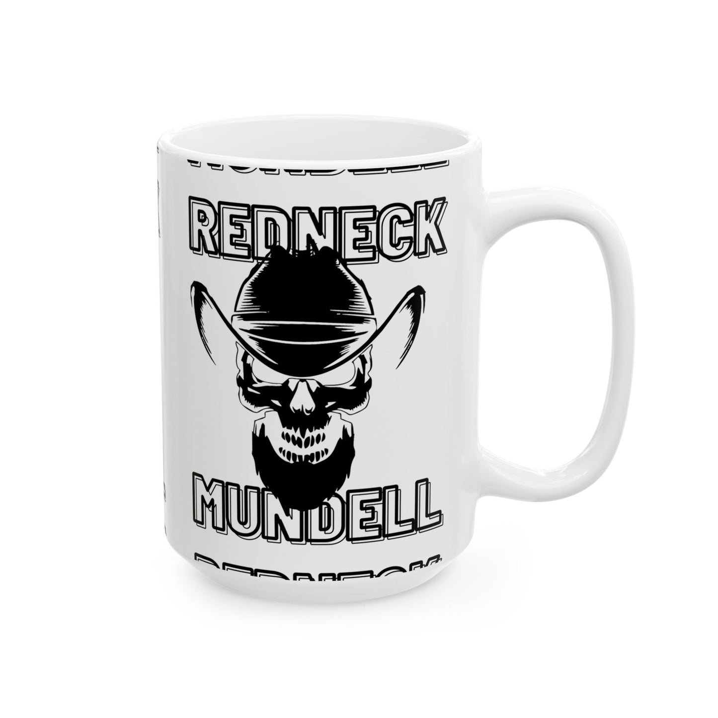 Bearded Skull Ceramic Mug, (11oz, 15oz)