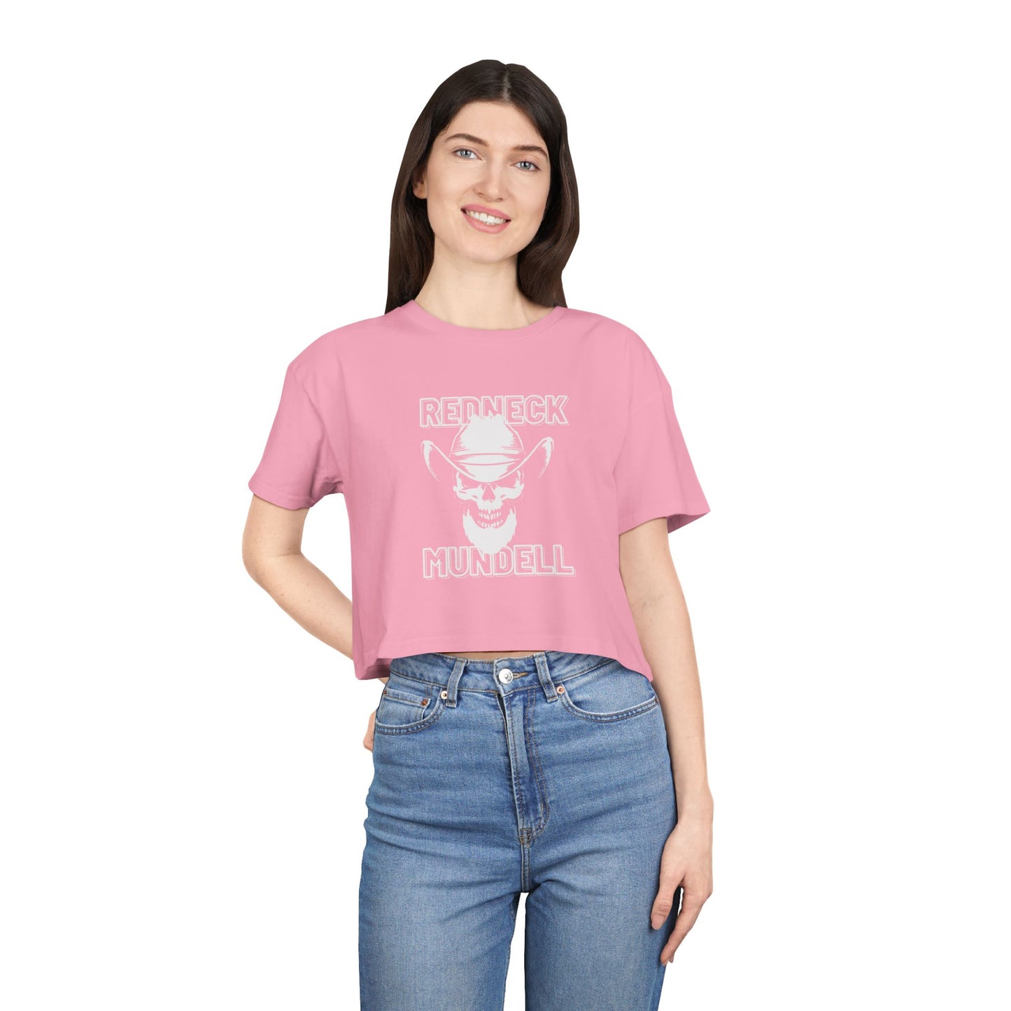 Bearded Skull Women's Crop Tee