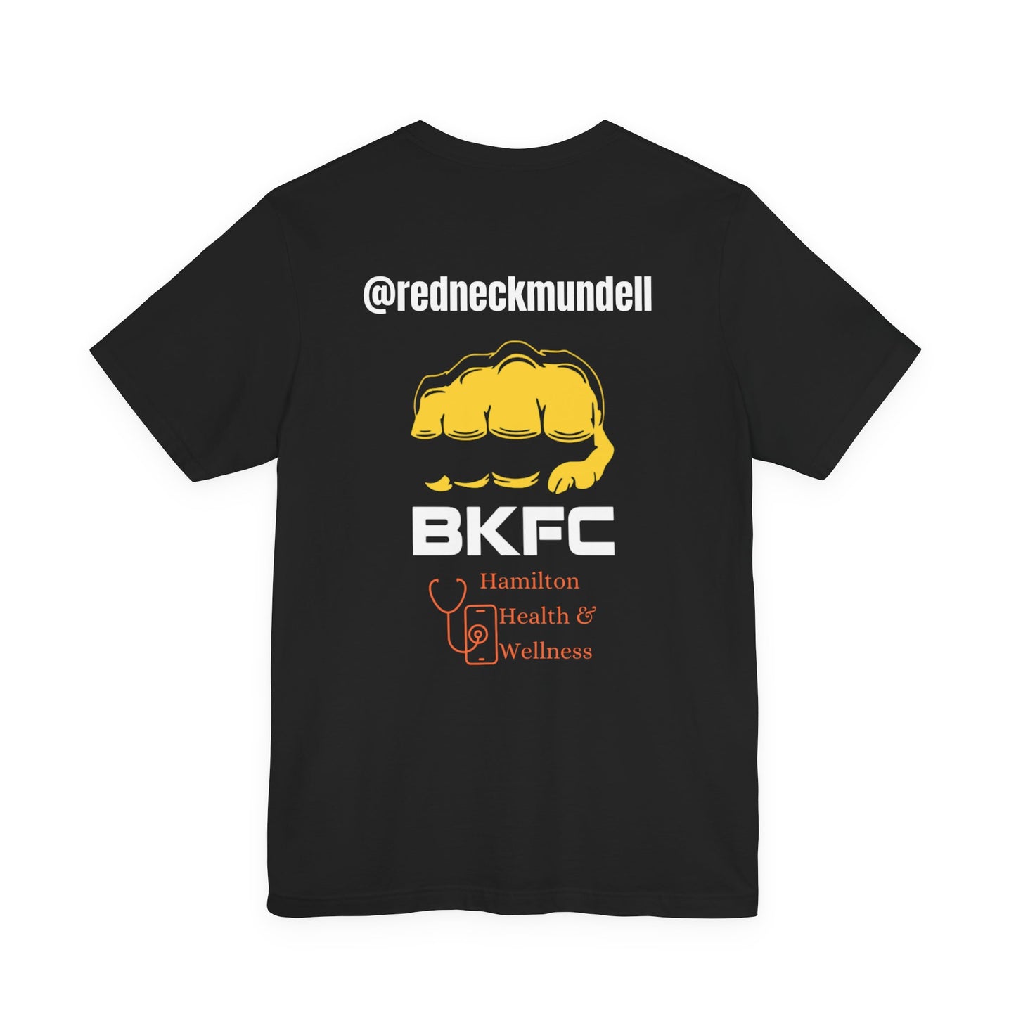 The Redneck Dave Mundell Tee - BKFC Fist Back Graphic T-Shirt