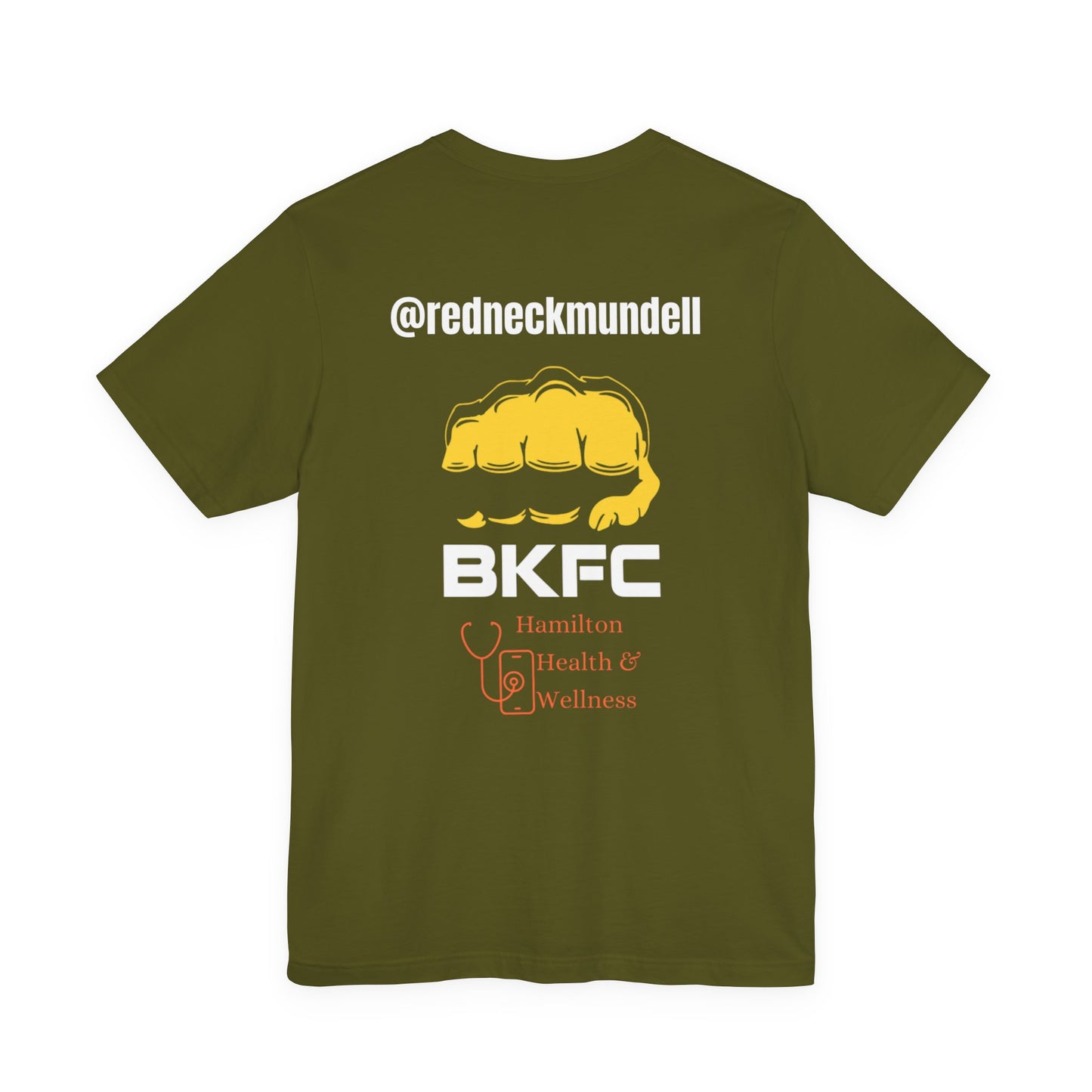 The Redneck Dave Mundell Tee - BKFC Fist Back Graphic T-Shirt
