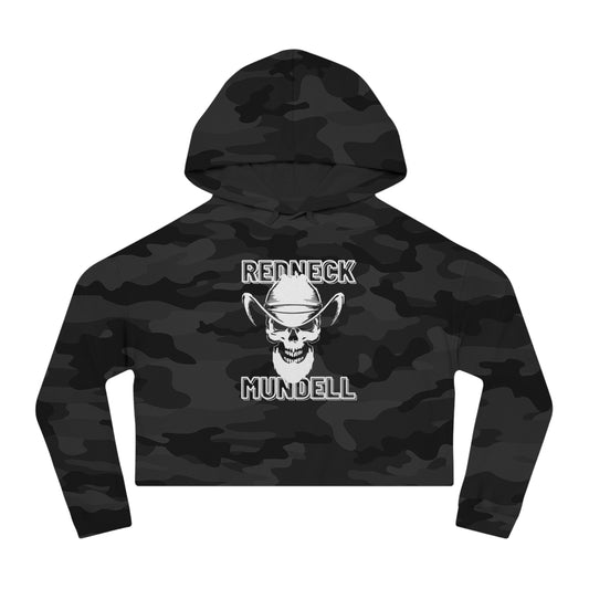Camo Ladies Cropped Hoodie