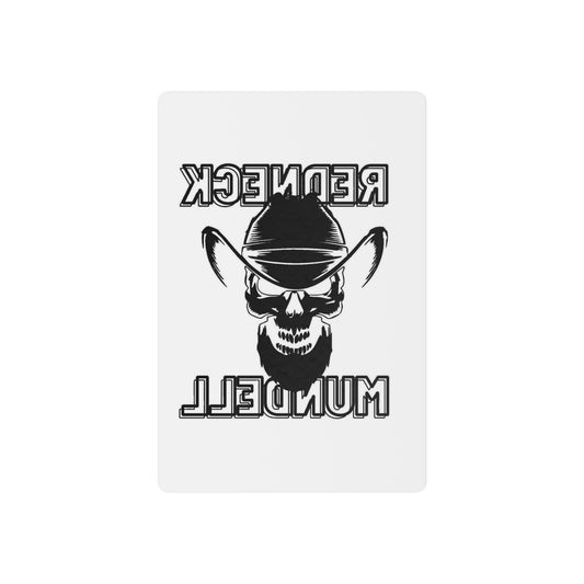 Temporary Tattoo — “Redneck Mundell” Skull Cowboy Design