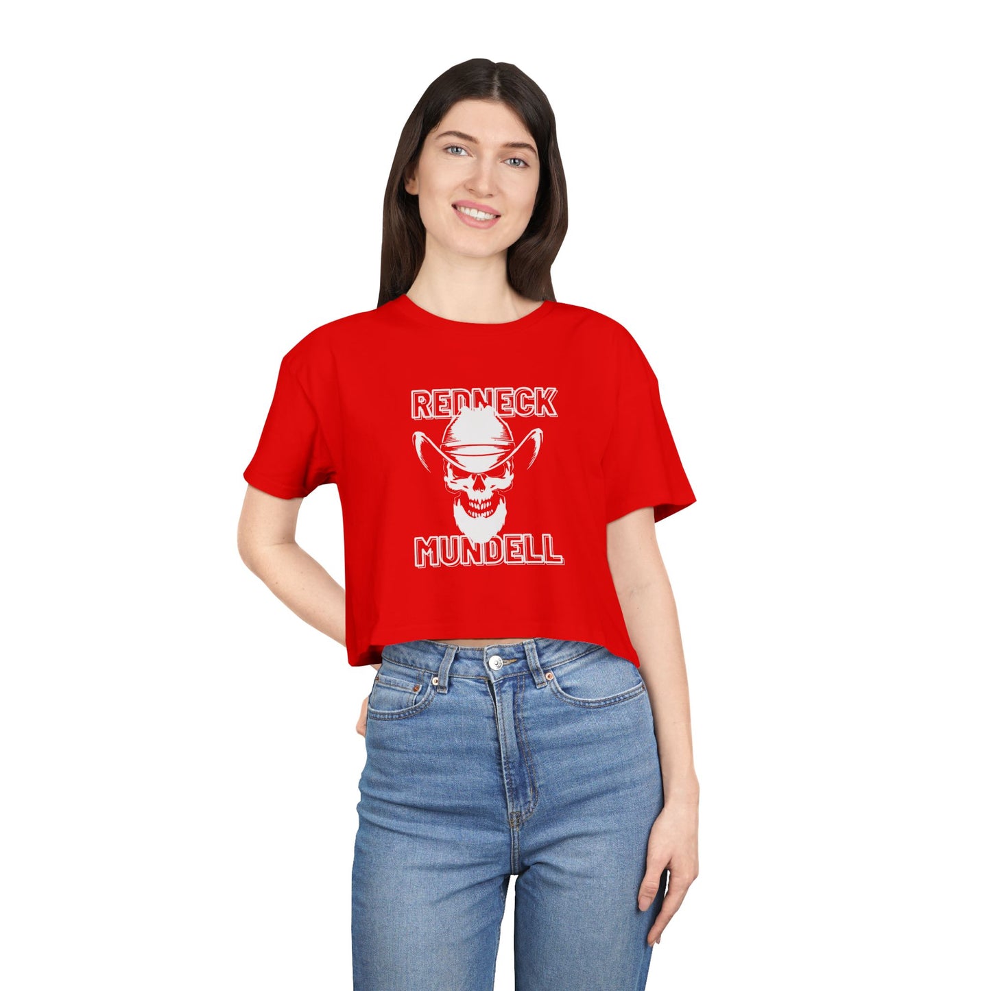 Bearded Skull Women's Crop Tee