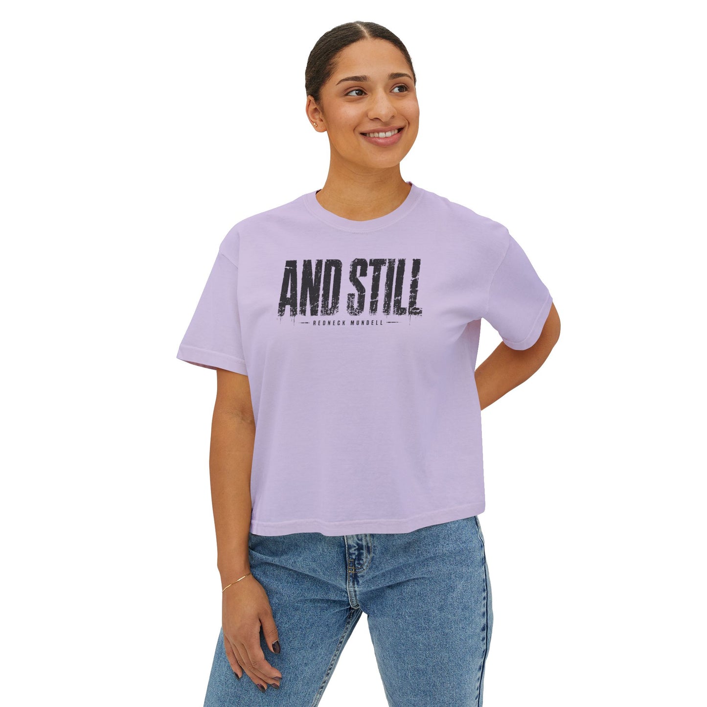AND STILL comfort colors crop top