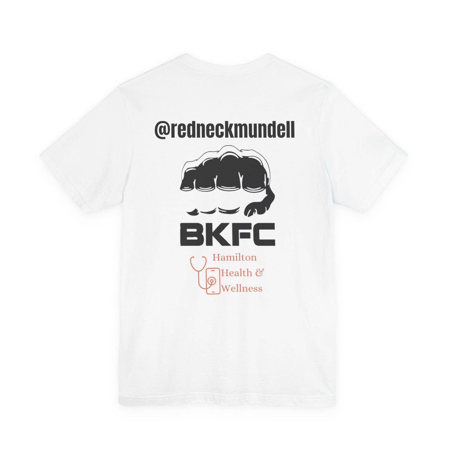 The Redneck Dave Mundell Tee - BKFC Fist Back Graphic T-Shirt